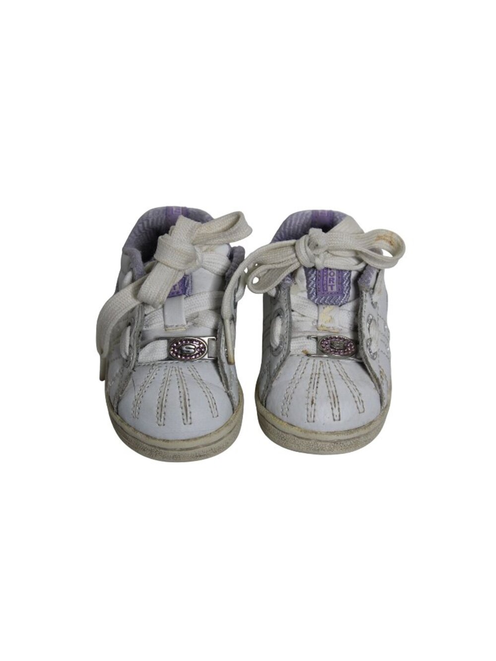 Sketchers White Purple Baby Sneakers Kids Shoe Size 4 Months